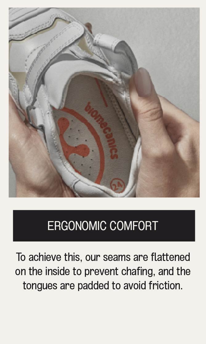 AJUSTE Para que el zapato quede perfectamente ajustado al ancho de cada pie, debe contar con cierres adaptables.
